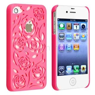   Flower Rose Hard Cover case for iphone 4 4S Sprint AT&T Verizon  