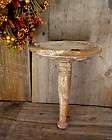 antique milking stool c 1860 single leg primitive lancaster pa