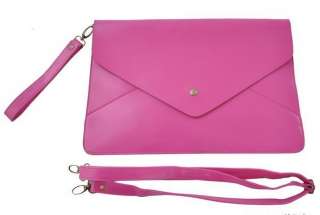 womens Oversized Envelope Clutch Purse Shoulder Handbag PU leather 
