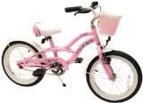 .de: bike*star 40.6cm (16 Zoll) Kinder Fahrrad Cruiser   Pink 