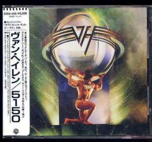 Van Halen 5150 Japan CD w/sticker obi 32XD 435  