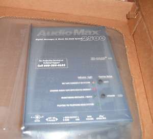 Audiomax 2500 Digital Message and Music on Hold System  