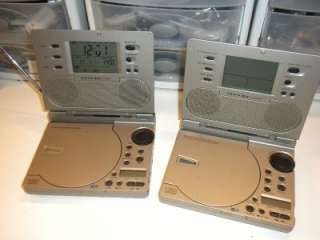   Sharper Image CD Alarm Clock/Radio Soother SI735 + SI585  