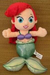 New Disneyland World Plush Ariel Little Mermaid Lovey  