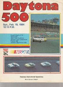 1984 Daytona 500 Official Race Program Nascar  