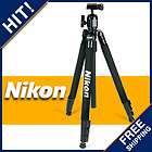 NEW Nikon Camera Tripod (65) + Ball Head w/ Case for D
