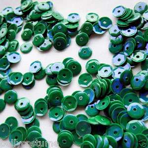 1000 pc Peacock Green Blue Purple Cup 5 mm Sequins Loose  