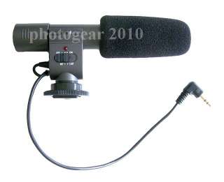 SG 108 stereo microphone for Canon 60D 600D 7D 5D II  
