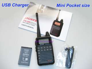 PUXING PX 2R UHF 400 470Mhz Pocket Size Radio+earpiece  