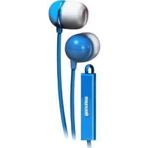   with In Line Microphone and Remote for Mobile Phones Blue Electronics