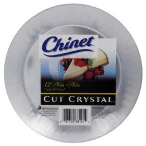 Chinet Cut Crystal Dessert Pl   12 Pack 