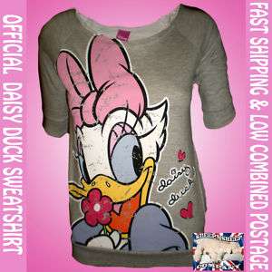 Girls Disney Daisy Duck Sweatshirt Top Age 7  13 New  