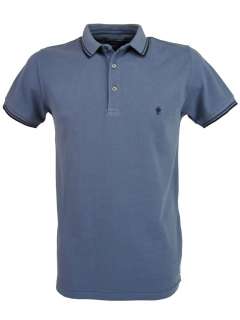 Mens FCUK/ French Connection Pique Polo T  Shirt Twin Tipped  