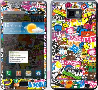   Samsung Galaxy S2 I9100  ZENIT  Handy Skin Aufkleber Sticker 