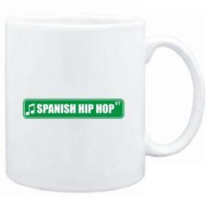  Mug White  Spanish Hip Hop STREET SIGN  Music Sports 