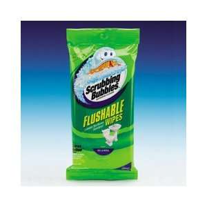  Scrubbing Bubbles Flushable Wipes, 28 Wipes per Resealable 