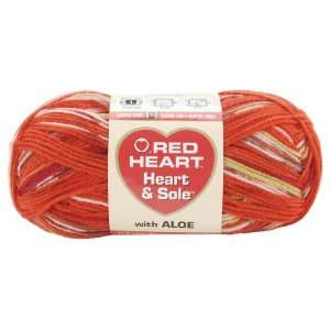  Red Heart Heart & Sole Yarn Fire Arts, Crafts & Sewing
