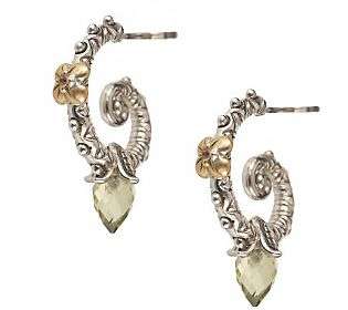  - 136117198_barbara-bixby-160-cttw-lemon-quartz-earrings-sterling18k