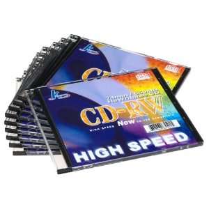   /650 MB 10x CD RW Discs (10 Pack with Slim Jewel Cases) Electronics