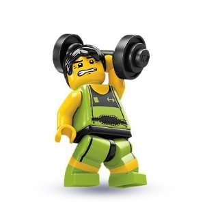  LEGO   Minifigures Series 2   WEIGHTLIFTER Toys & Games