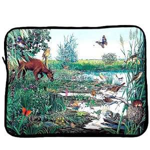  marsh peatland Zip Sleeve Bag Soft Case Cover Ipad case 