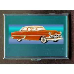 1954 CHEVROLET AUTO CAR AD ID Holder, Cigarette Case or Wallet: MADE 