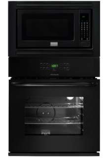   30 30 Inch Black Self Cleaning Wall Oven Microwave Combo  