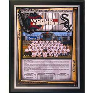 MLB White Sox 2005 World Series Plaque
