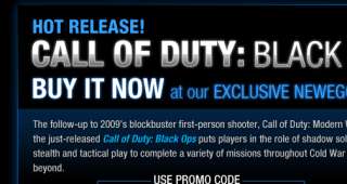 HOT RELEASE Call of Duty Black Ops The follow up to 2009’s 