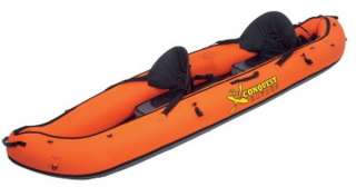 New 11 Long 2 Person Inflatable Kayak with Clear Panel Bottom Still 