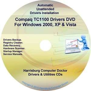 Compaq tc1100 Tablet Drivers Restore HP Disc CD/DVD  