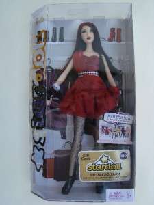 Barbie Mattel 2012 Stardoll FALLEN ANGEL Goth Red & Black Hair 100 