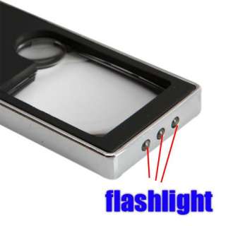 3X 10X Dual UV LED Jewelry Loupe Magnifying Magnifier  
