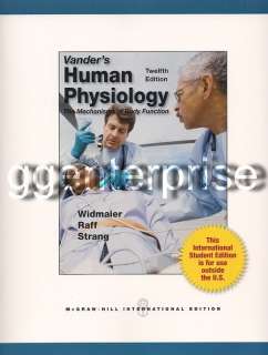  Human Physiology 12E Widmaier 12th Edition New 9780073378107  