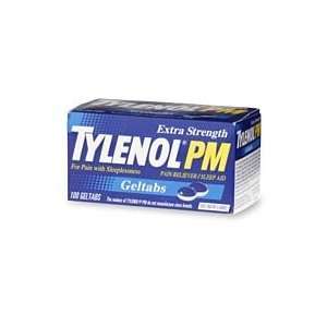  Tylenol Extra Str Pm Geltabs Extra Strength Pain 100 