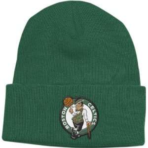  Boston Celtics Adidas NBA Basic Logo Green Cuffed Knit Hat 