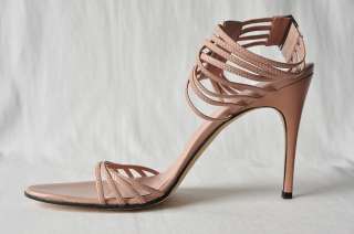 GUCCI Pink Pump Ankle Cuff Sandal Heel 39.5 9.5 NEW  