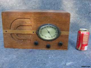 ANTIQUE VINTAGE TUBE RADIO 1930s Westinghouse Wood  