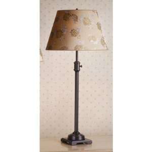  State Street Table Lamp with Carla Shade in Antique Bronze 
