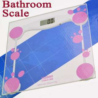LCD Glass Electronic Digital Personal Bathroom Weight Management Body 