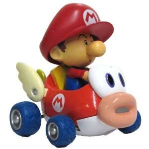   Mario Kart Wii 3 Pull Back Action Cheep Charger Race Car   Baby Mario