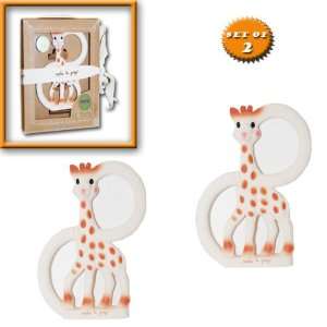   Sophie The Giraffe Vanilla Teething Ring   Set of 2 Gift Boxed Baby