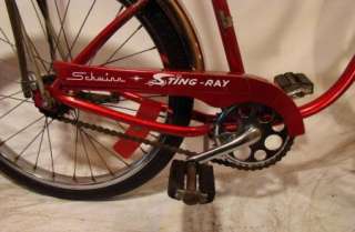   STINGRAY BOYS MUSCLE BIKE VINTAGE BICYCLE 76 BANANA SEAT RED 20 NR