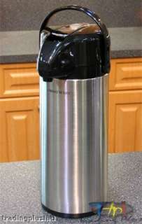 Glass Lined S/S Coffee Thermo Dispenser Air Pump 2.2L  