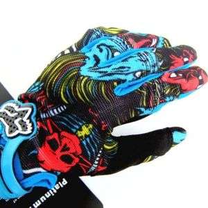 Fox Racing Motorcross Cycling BMX Gloves Size 201 Blue M/L/XL  