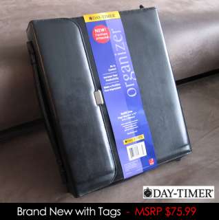 Day Timer® Vinyl Briefcase Binder w/ Hidden Handle