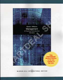Management A Practical Introduction by Angelo Kinicki/ 5th 