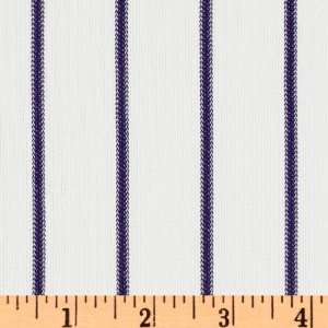60 Wide Medium Weight Baseball Uniform Jersey Knit Stripes White 