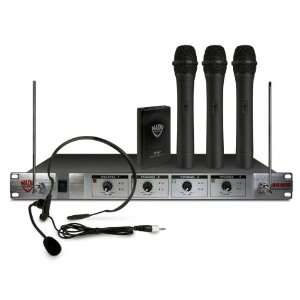: Brand New Nady 401xq 3ht/1hm3 A/b/d/n 4 Channel Wireless Microphone 