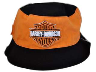 Harley Davidson Boy Girl Infant Bucket Hat Cap Outerwear Head Wrap NWT 